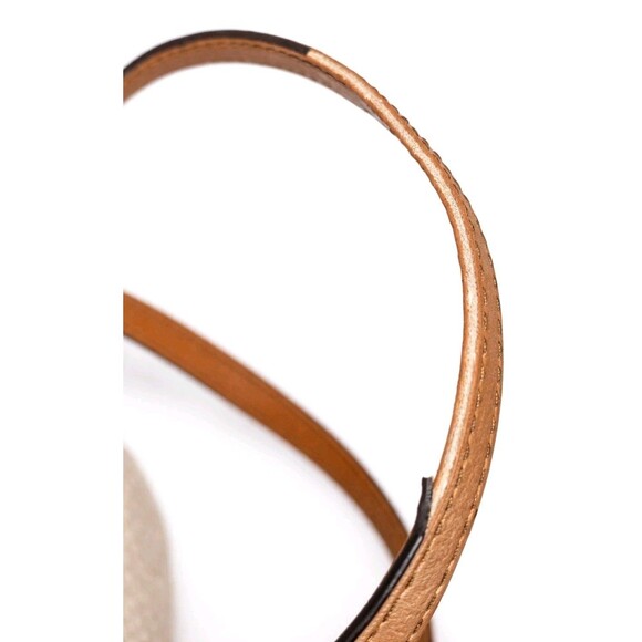 Michael Kors Winston Medium Signature Tote Vanilla Acorn Brown Zip w/ - Picture 14 of 15